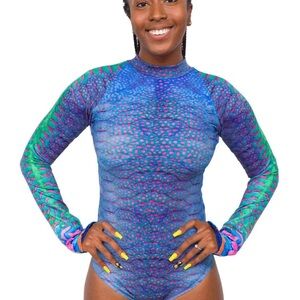 ISO Waterlust Parrotfish Sun Suit (Medium)